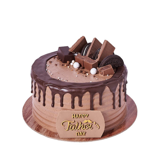 Chocolate Father’s Day Cake - Naked Cakes