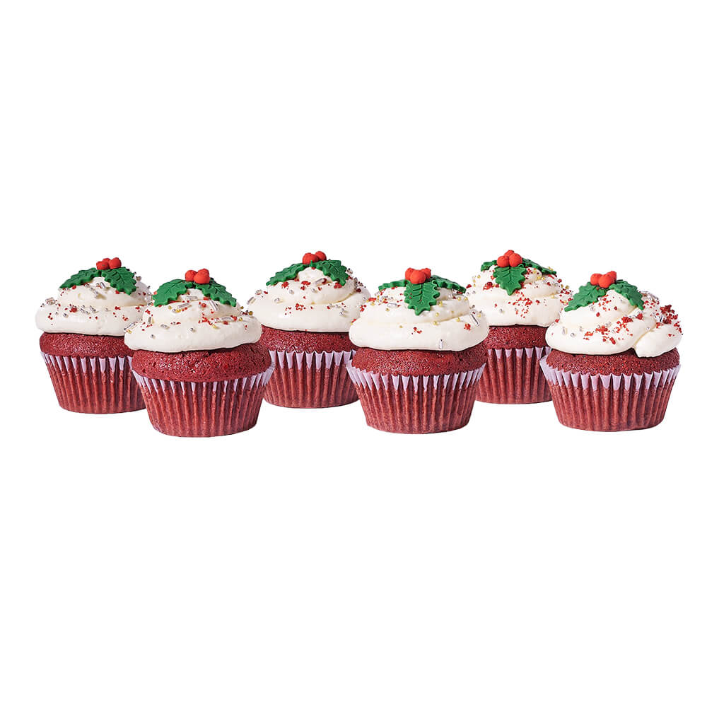 Christmas Party Cupcakes - Naked Cakes