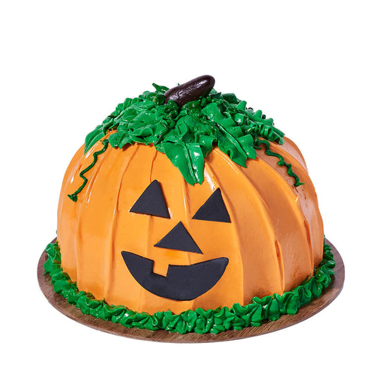 Jack-O-Lantern Cake - Naked Cakes