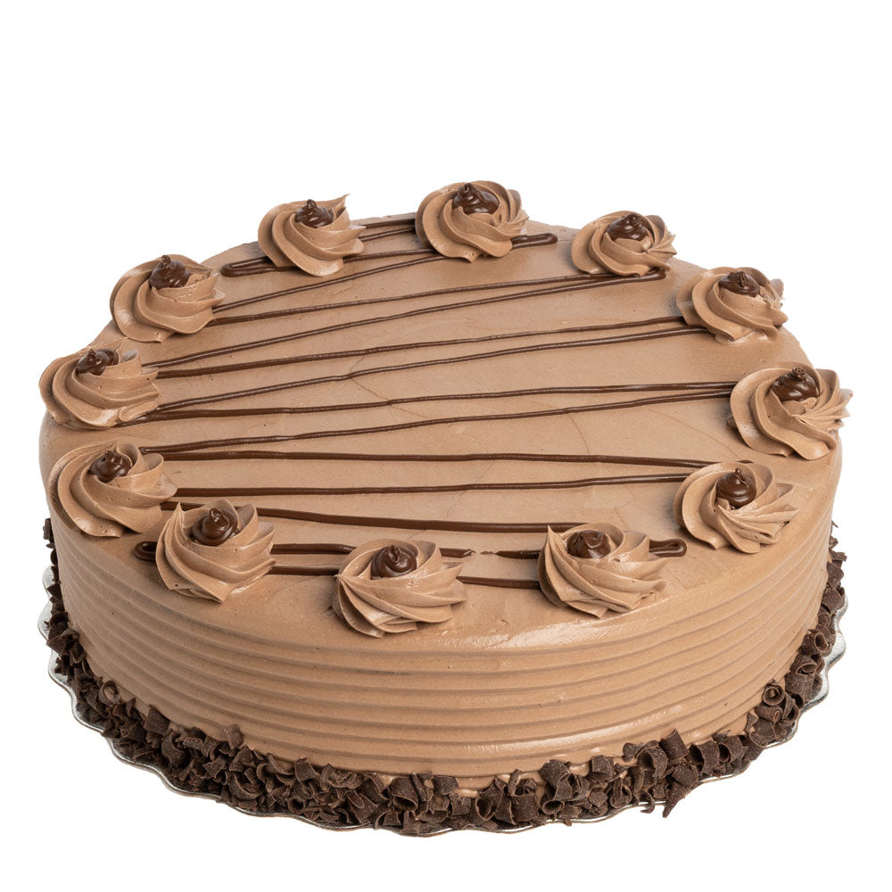 Large Hazelnut Chocolate Cake - Naked Cakes