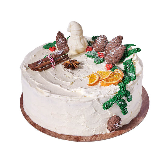 Large Christmas Cake - Naked Cakes