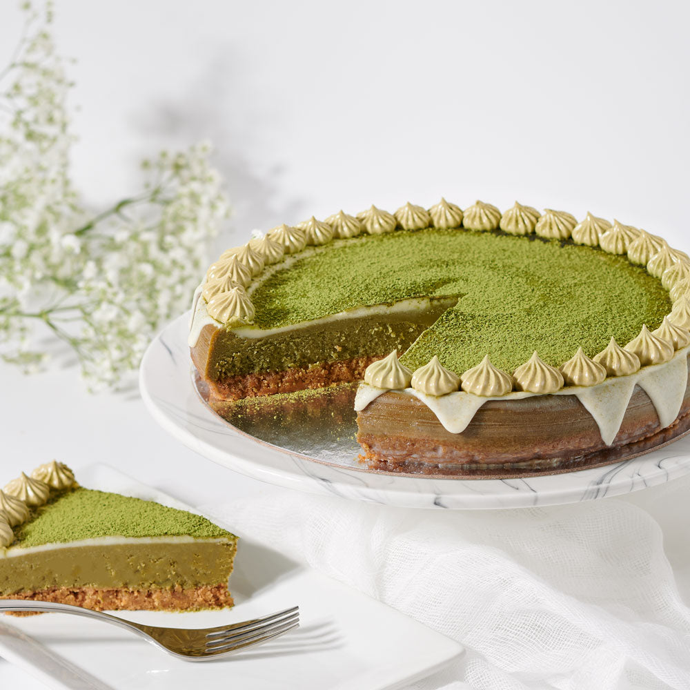 Large Matcha Cheesecake - Naked Cakes