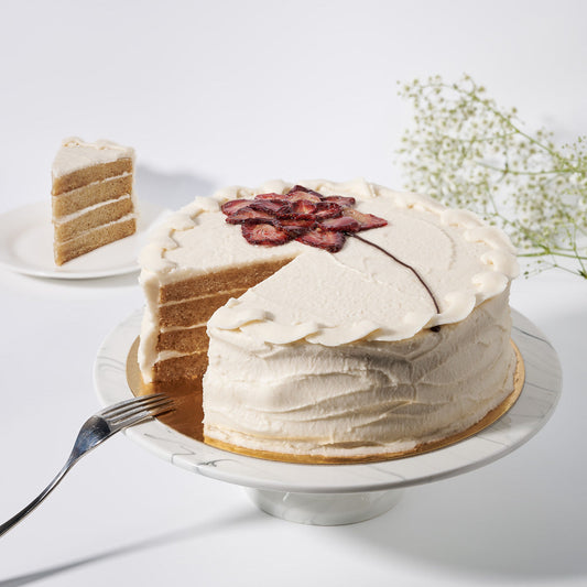 Large Vegan Vanilla Cake - Naked Cakes