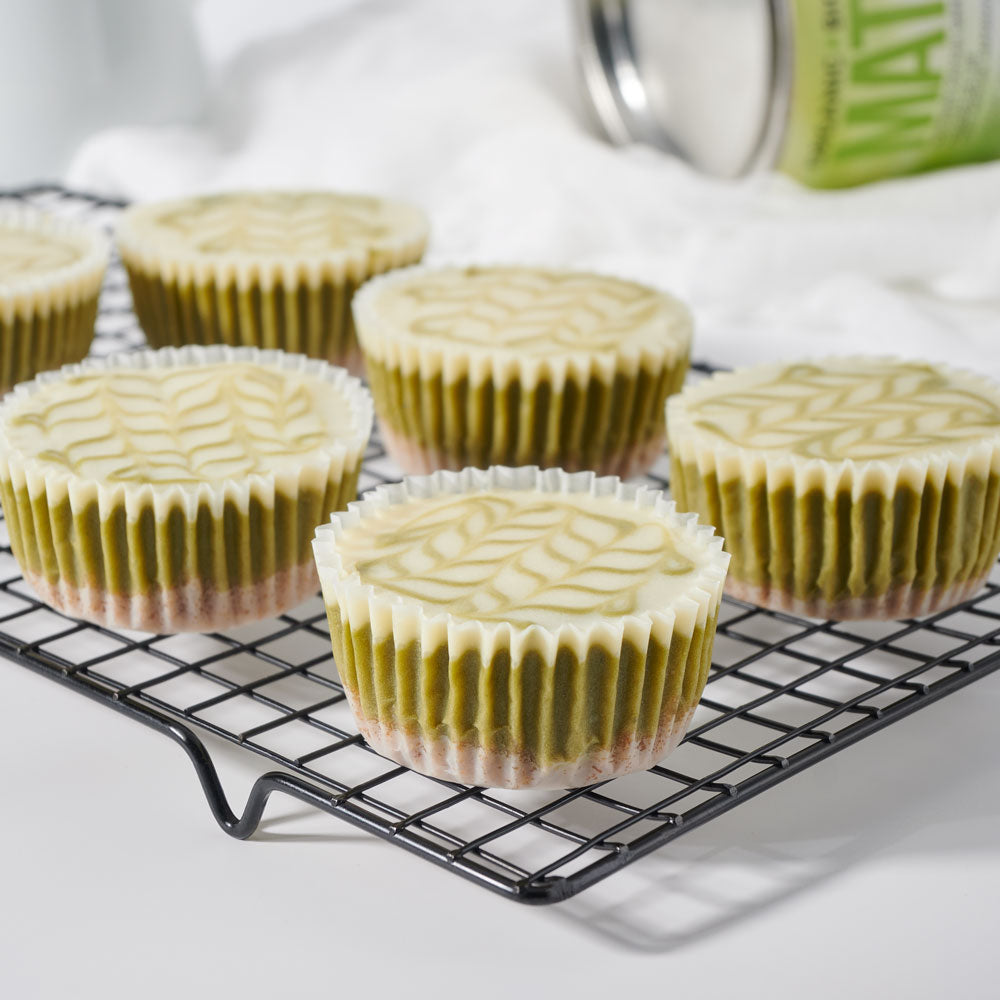 Matcha Cheesecake Cups - Naked Cups